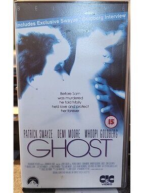 Ghost (VHS Video 1990) CIC Video Release, Rare Collectible